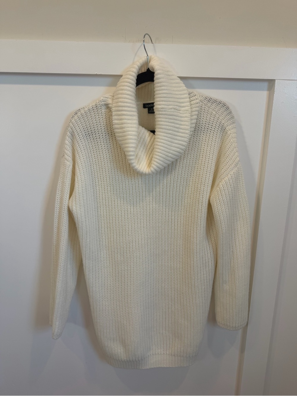 NWOT Knit White Turtleneck Sweater